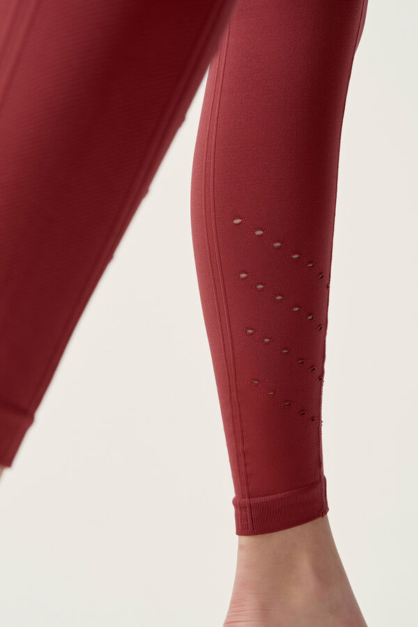 Born Living Yoga Prasarita Caoba Leggings red