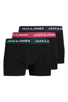 Jack & Jones Pack 3 boxers de algod&atilde;o