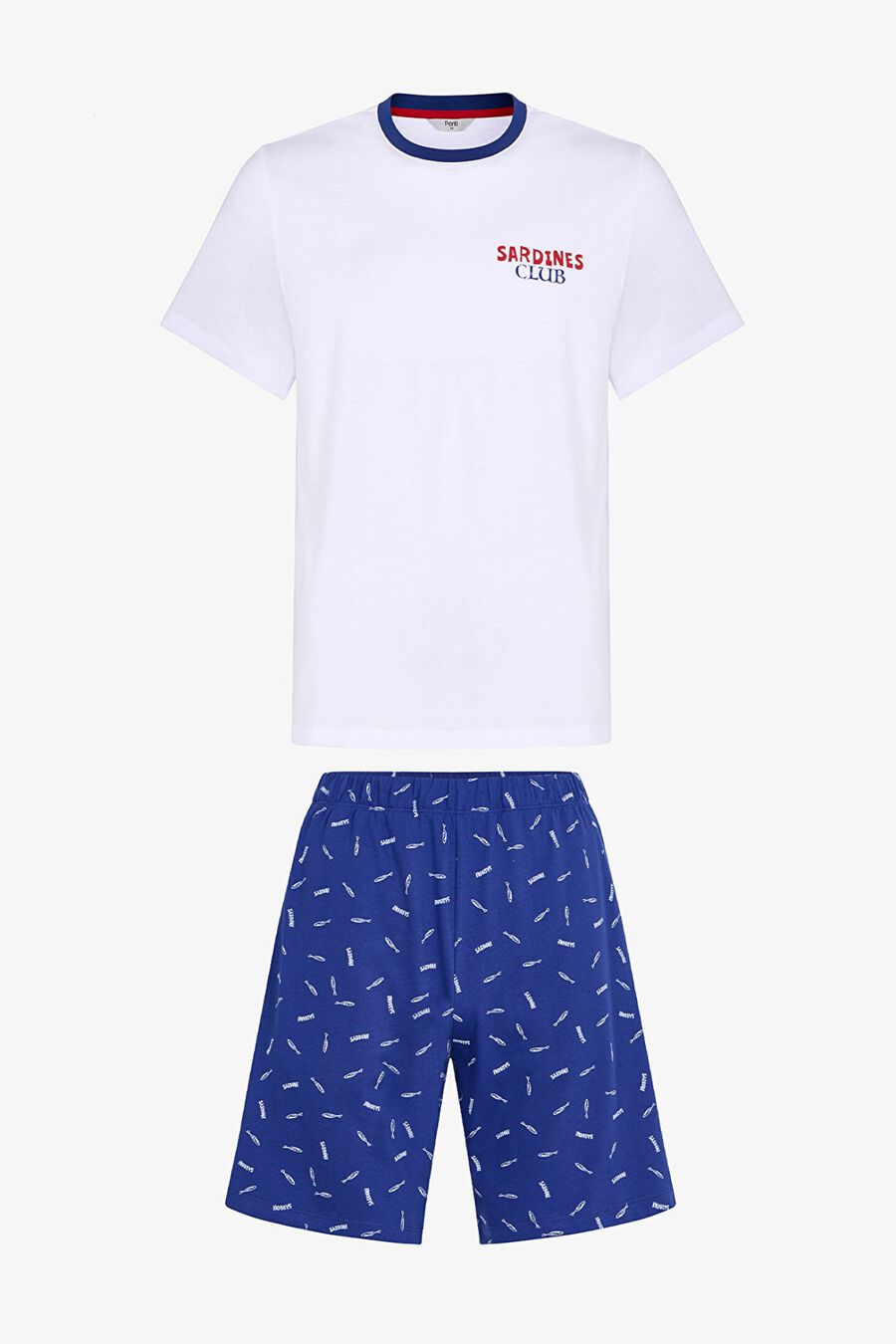Conjunto de pijama corto sardinas