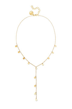 Singularu Collar Y Mini Moon Acero Ba&ntilde;o Oro