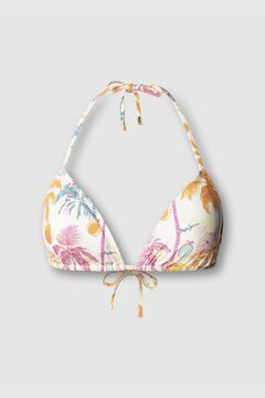 Pepe Jeans Top bikini triangular print tropical
