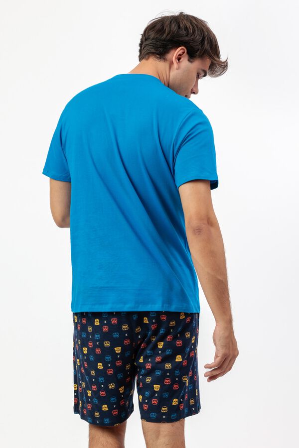 Admas Pijama curto game Star Wars imp&eacute;rio azul