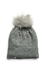 Pieces Bon&eacute; com bainha de bon&eacute; cinzento