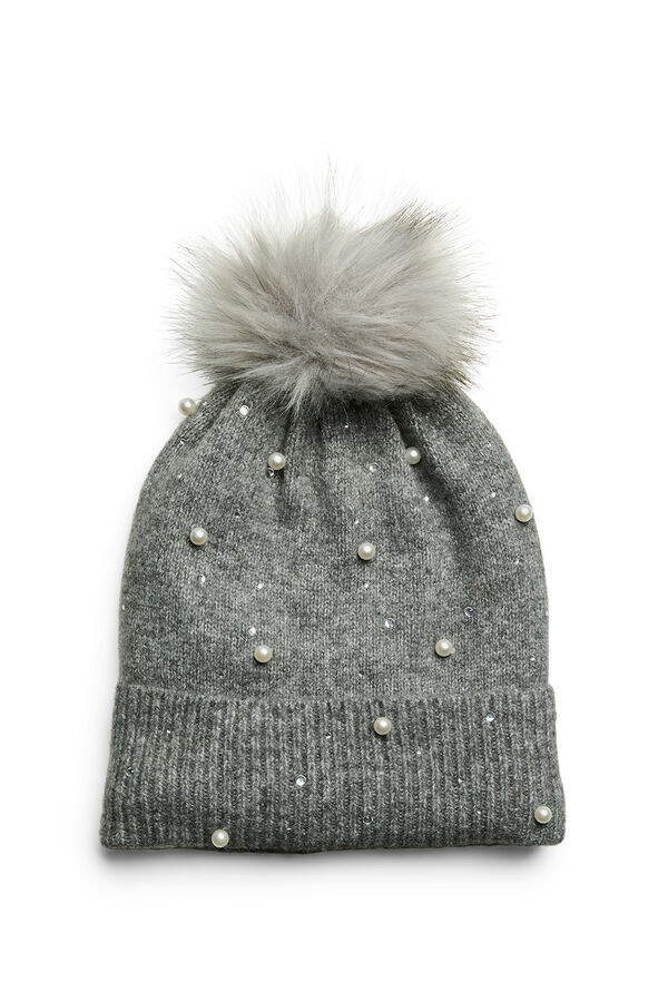 Pieces Bon&eacute; com bainha de bon&eacute; cinzento