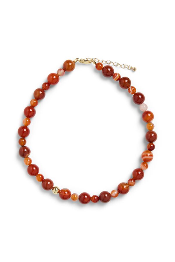 Pieces Collar resina naranja