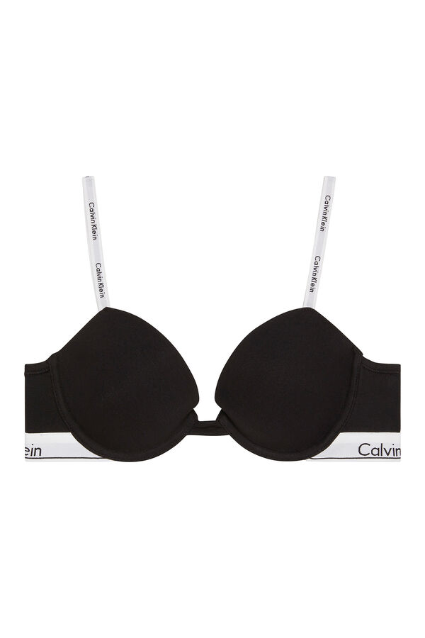 Calvin Klein Soutien acolchoado preto