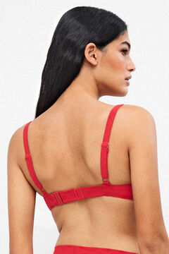 Gisela Top bikini aros jacquard lunares