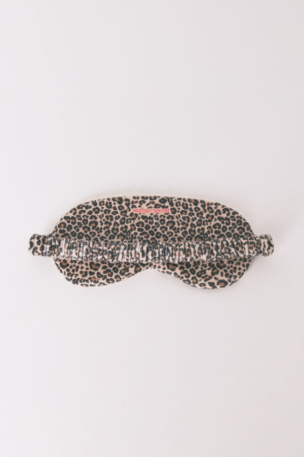 Women'secret Snoopy szintetikus bárányszőr alvómaszk bézs