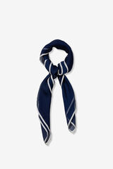 Vilanova Leopard Print Bandana Plava