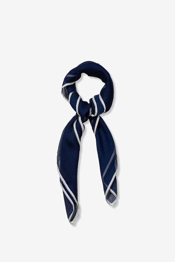 Vilanova Leopard Print Bandana Plava