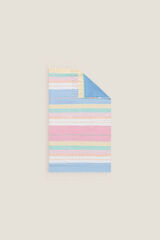 Textura Toalla Playa Rayas Rizo &Oacute; 2X2 printed