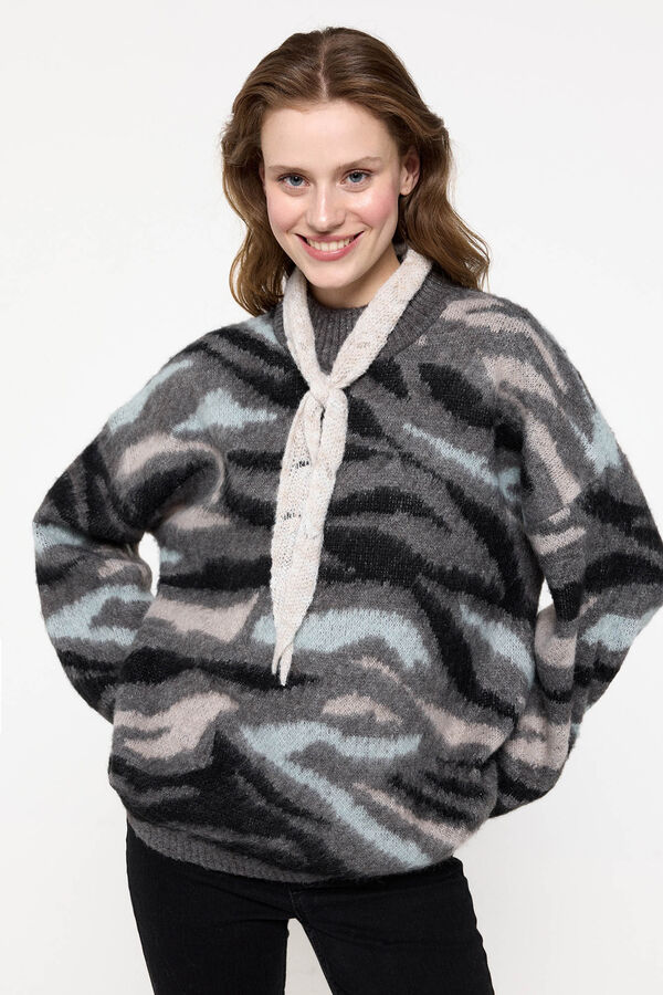 Pieces Bufanda corta blanco