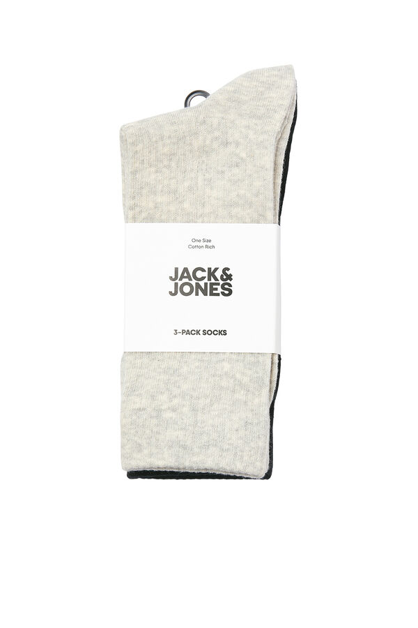 Jack & Jones Pack 3 calcetines negro