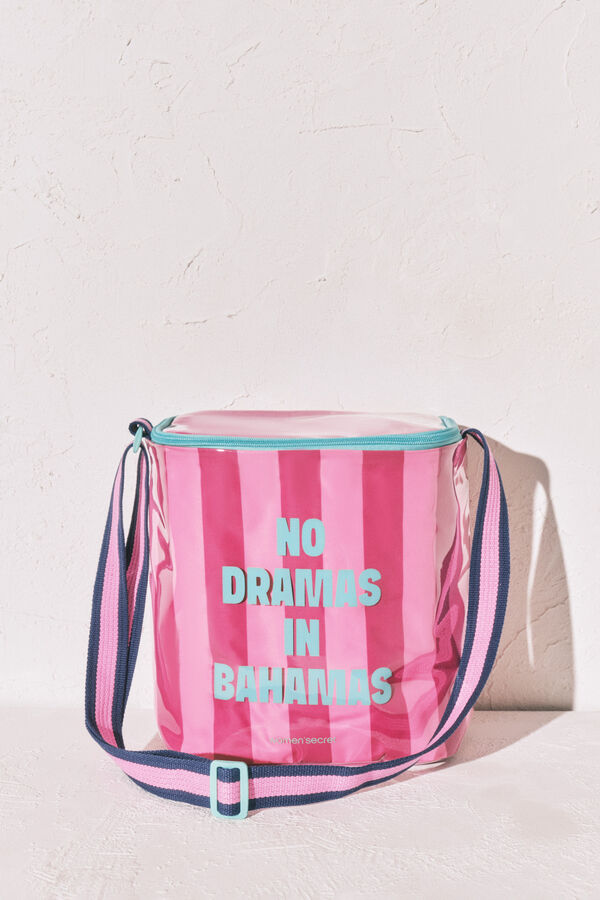 Women'secret Roze rashladna torba na pruge Roze