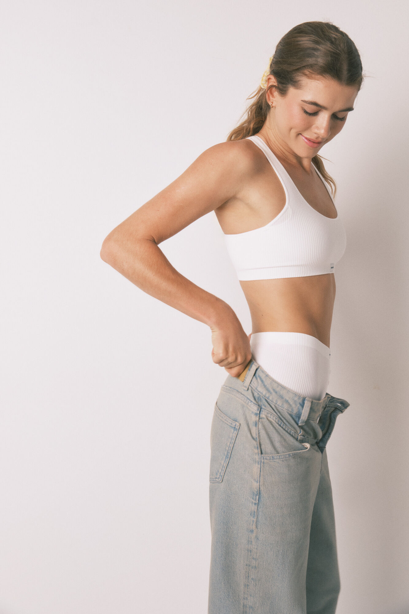 Women'secret PREDIVAN beli karirani bez &scaron;avova top