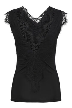 Pieces Camiseta b&aacute;sica detalle lencero