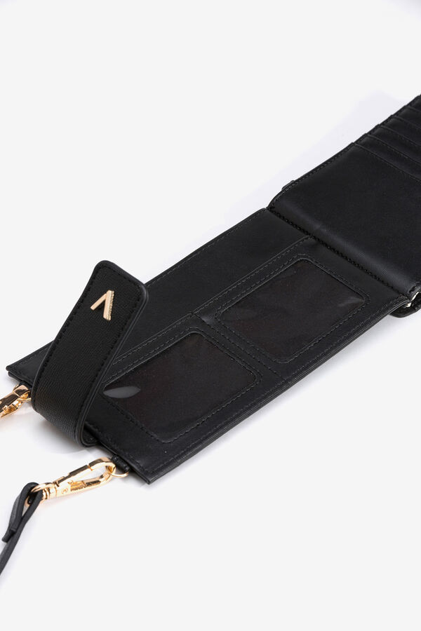 Vilanova Funda bolso para m&oacute;vil efecto piel negro
