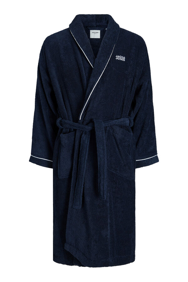 Jack & Jones Terry bathrobe bleu