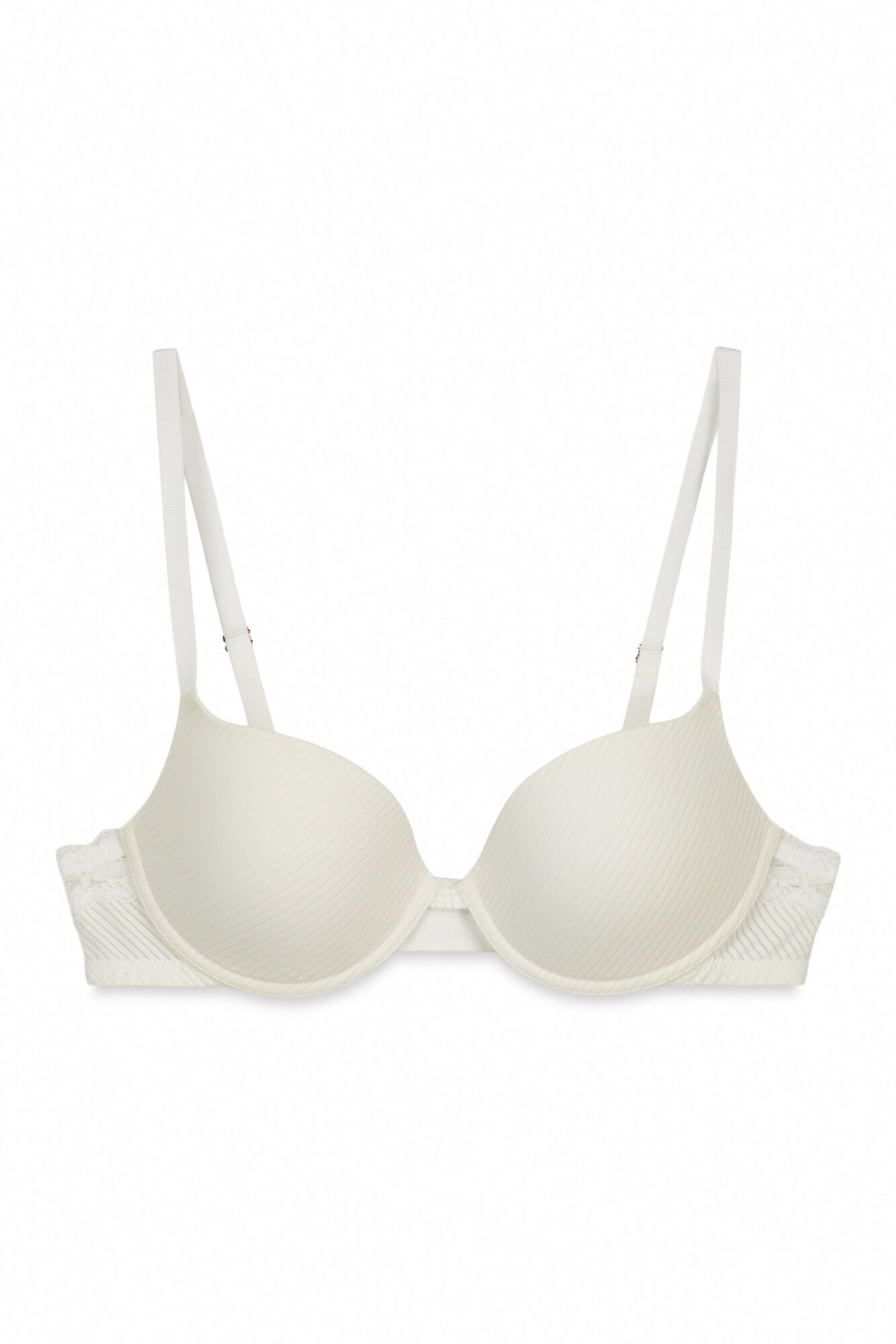 Women'secret Beli mikrofiber prugasti klasični grudnjak BEAUTIFUL