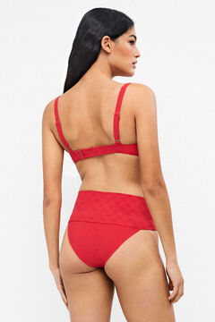 Gisela Braga bikini multiposici&oacute;n jacquard lunares