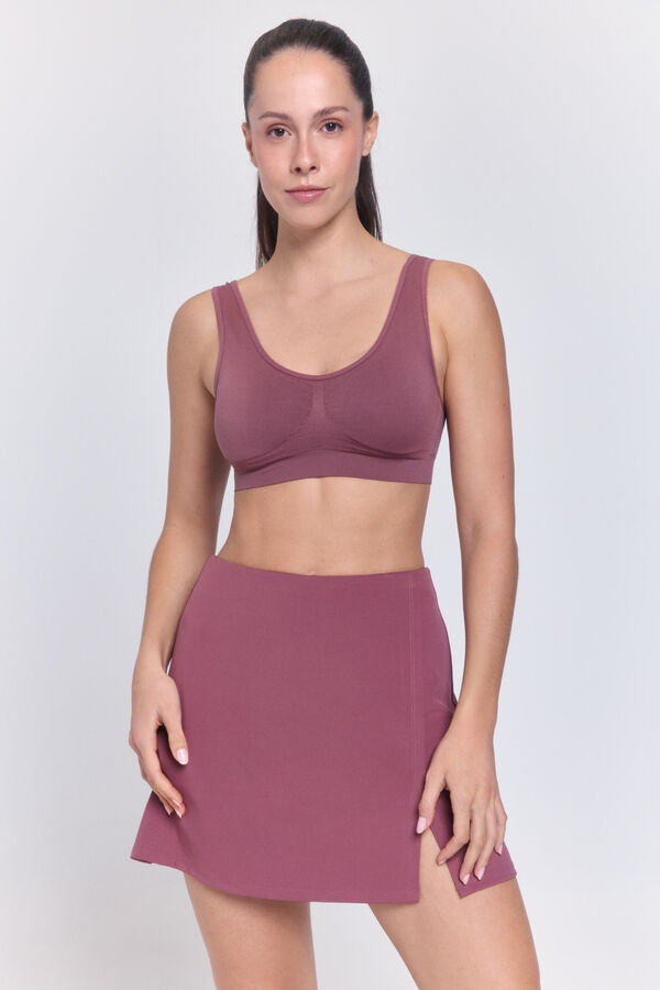 Only Play Sujetador deportivo intensidad media fucsia