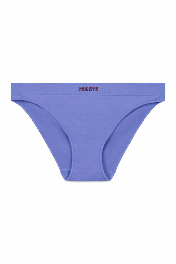 HI&BYE Classic blue seamless panty blue