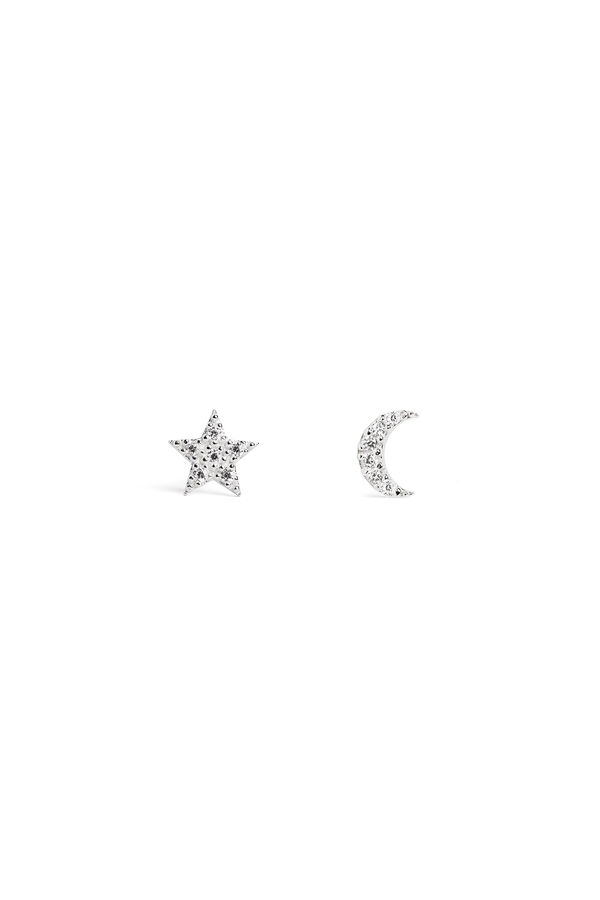 Womensecret Silver Moon & Star Earrings Siva
