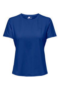 Only Play T-shirt manga com logo