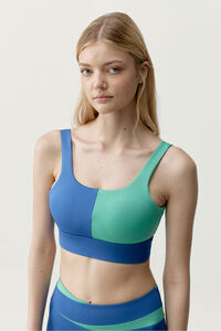 Born Living Yoga Top deportivo Kate azul/turquesa
