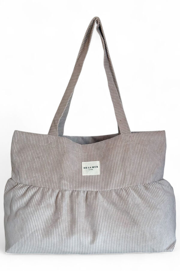 De La Mur Tofe Ruffle Bag Bež