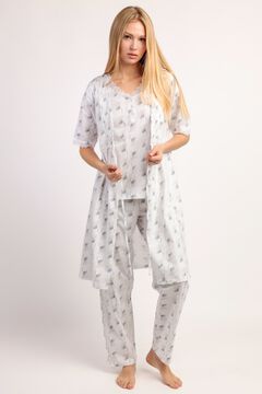 Admas Bata corta encaje print floral