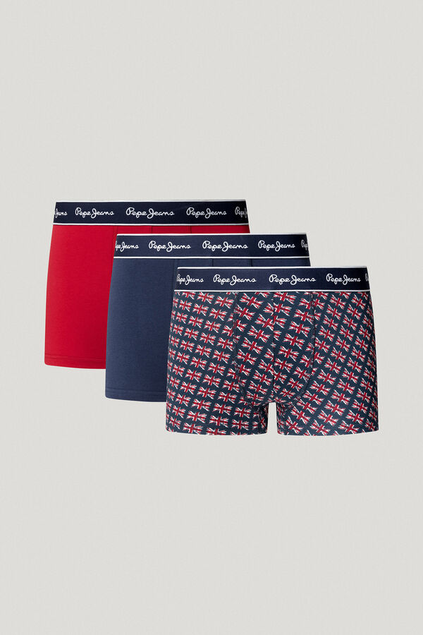 Pepe Jeans Pack of 3 boxers logo blue