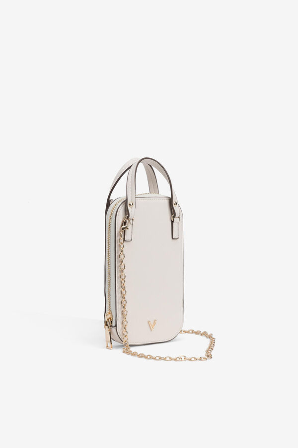 Vilanova Phone bag with chain strap nude