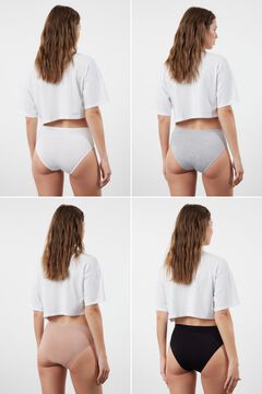 Trendyol Pack de 4 bragas altas con lazo
