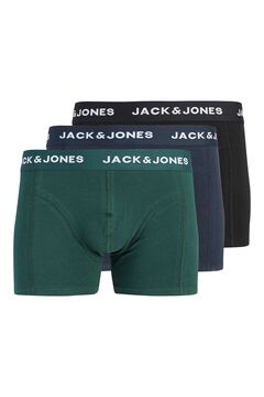 Jack & Jones Pack 3 boxers de algod&atilde;o