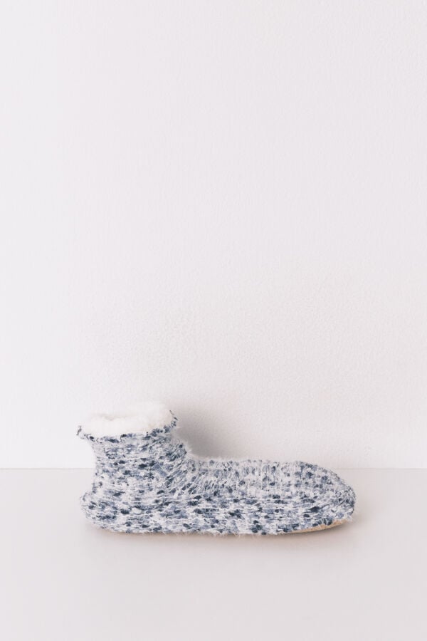 Women'secret Plave trikotažne kratke čarape Plava