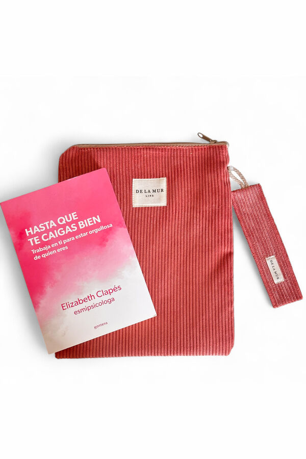 De La Mur Funda Libro Coral + Punto Libro Regalo coral