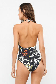 Gisela Ba&ntilde;ador escote en V estampado