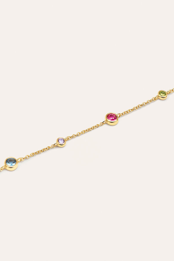 Singularu Collar Orbit Multicolor Ba&ntilde;o Oro amarillo