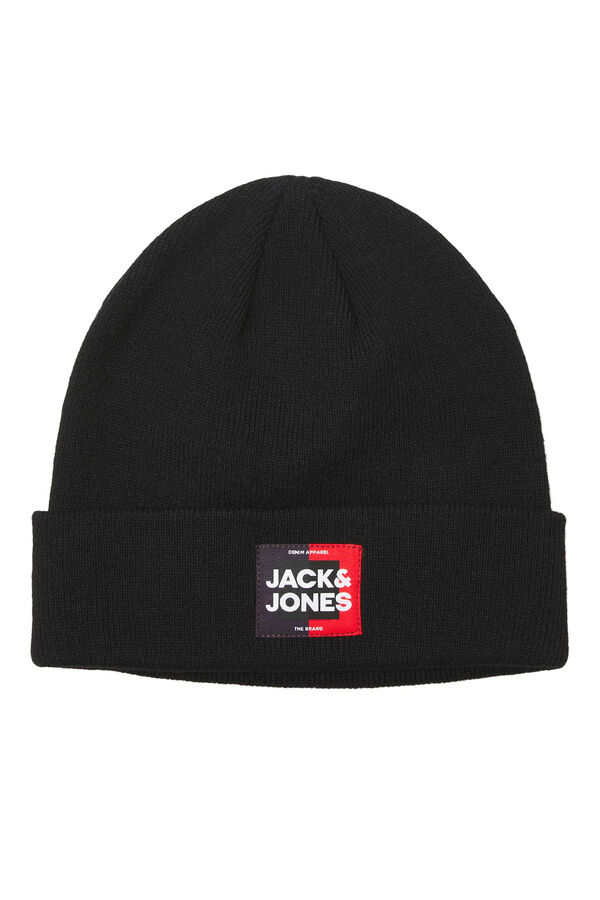 Jack & Jones Gorro beanie de malha preto