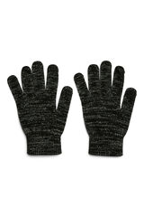 Pieces Luvas de malha preto