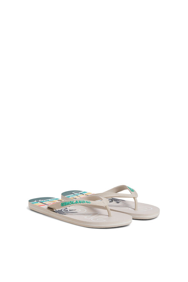 Jack & Jones Chanclas tipo flip-flop logo gris