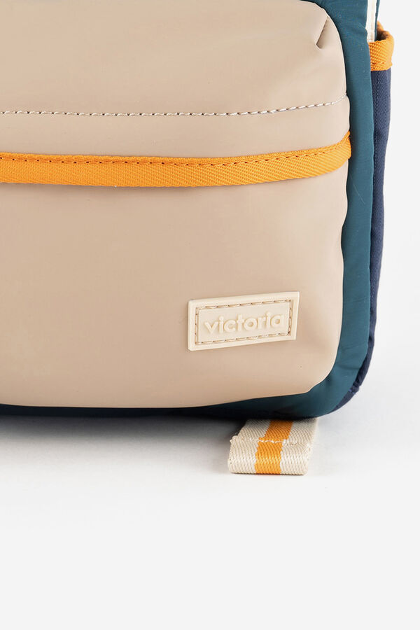 Victoria Mochila de nylon multicolor azul