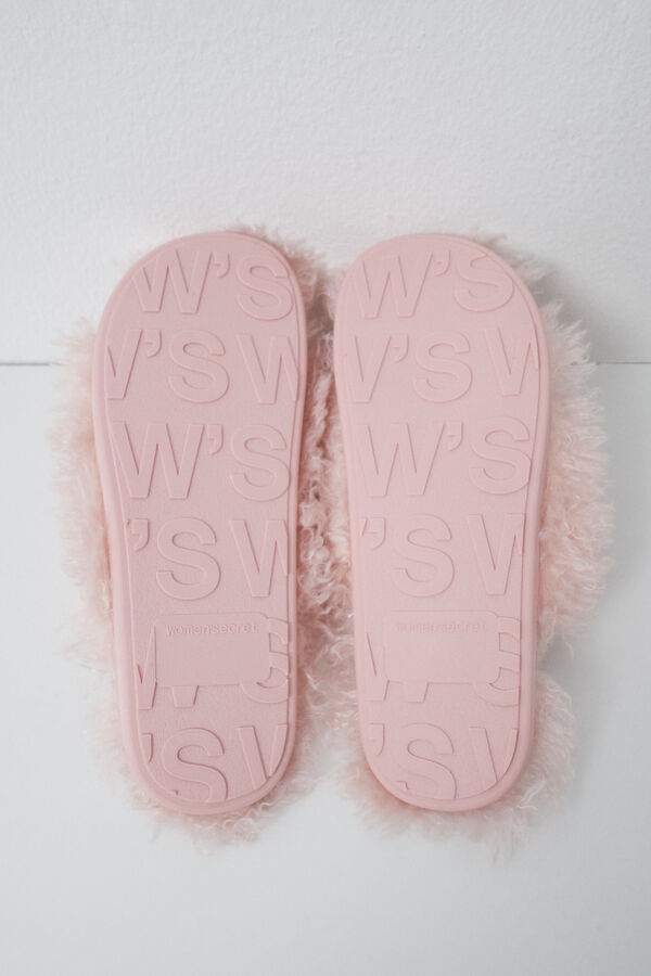 Women'secret Roze pli&scaron;ane sobne papuče Roze