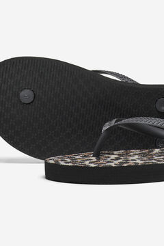 Only Chanclas estampado leopardo