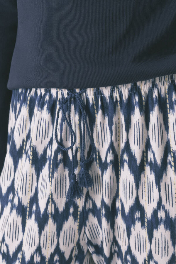 Women'secret Duge pantalone sa boho printom Print