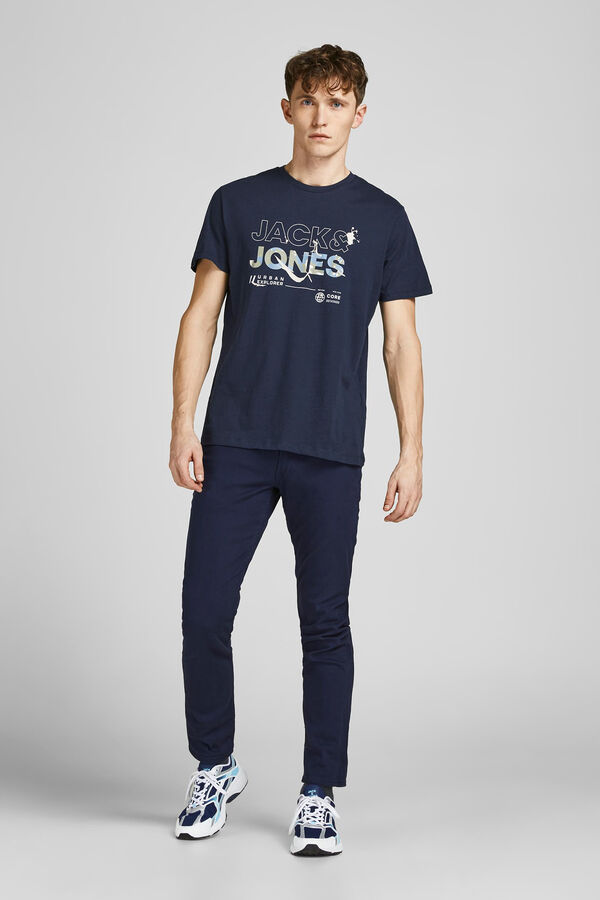 Jack & Jones Short-sleeved T-shirt bleu