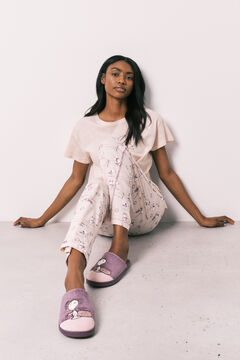 Women'secret Ljubičaste Snoopy sobne papuče