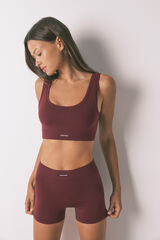 Women'secret Bez šavova pantalone boje granata Bordo