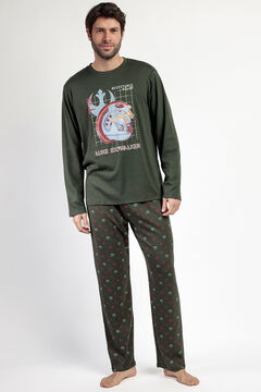 Admas Pijama largo piloto Star Wars 100% algod&oacute;n hombre